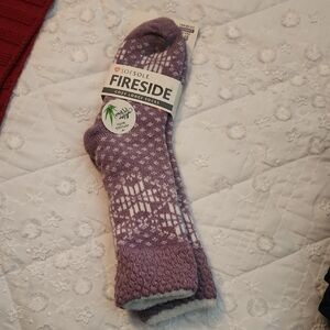 Fireside Cozy Lodge Socks - Purple